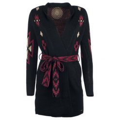 Desigual Sweter Damski Mali M, Czarny. Czarne swetry klasyczne damskie marki Desigual, m, z materiału. W wyprzedaży za 544,00 zł.