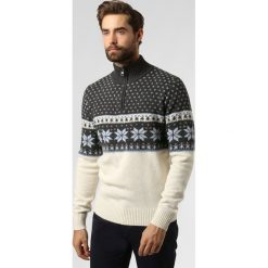 Nils Sundström - Sweter męski, szary. Szare swetry męskie Nils Sundström, xxl, bez wzorów, prążkowane, eleganckie, bez kołnierzyka, bez kaptura. Za 329,95 zł.