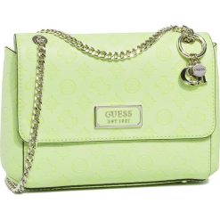 Torebka GUESS - Logo Love (SG) HWSG76 62210 LIM. Żółte torebki klasyczne damskie Guess, z aplikacjami, ze skóry ekologicznej, klasyczne, bez dodatków. W wyprzedaży za 399,00 zł.
