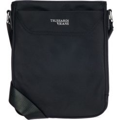 Trussardi Jeans torebka crossbody unisex 71B00115-9Y099996 czarna. Czarne torebki klasyczne damskie Trussardi Jeans, bez wzorów, z jeansu, bez dodatków. Za 359,00 zł.