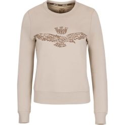 Bluza Aeronautica Militare. Brązowe bluzki damskie bez wzorów, bez rękawów, bez kaptura. Za 479,00 zł.