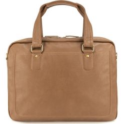 Torba na laptopa 84-4P-514-5. Brązowe torby na laptopa Wittchen, w paski, z materiału. Za 179,00 zł.