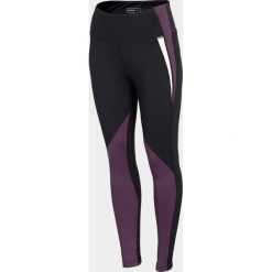 Legginsy treningowe damskie SPDF601 - fiolet - Outhorn. Spodnie damskie Outhorn, bez wzorów, na fitness i siłownię. Za 99,99 zł.