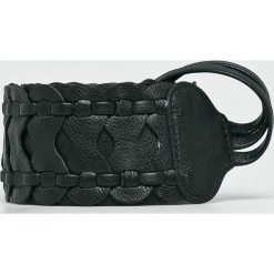 Answear - Pasek Heritage. Czarne paski damskie ANSWEAR, w paski, z materiału. W wyprzedaży za 39,90 zł.
