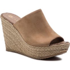 Espadryle CARINII - B5090 654-000-000-C82. Brązowe espadryle damskie Carinii, bez wzorów, ze skóry, bez obcasa, na obcasie. W wyprzedaży za 289,00 zł.
