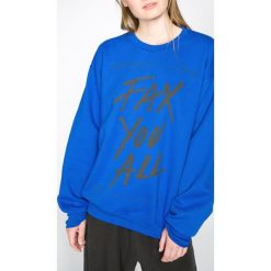 Jakub Polanka x Bibloo Fraxinelle Off. Bluza Niebieski. Niebieskie bluzy damskie m, z nadrukiem, z bawełny. Za 654,95 zł.