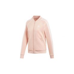 Bluzy dresowe adidas Bluza dresowa SST. Różowe bluzy damskie marki Adidas, z dresówki, bez kaptura. Za 279,00 zł.