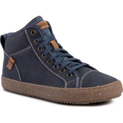 Sneakersy GEOX - J Alonisso B. G J942CG 0CL10 C4002 S Navy. Niebieskie trampki chłopięce Geox, bez wzorów, ze skóry, bez zapięcia. Za 299,00 zł.