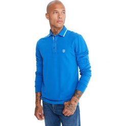 Koszulka polo w kolorze niebieskim. Niebieskie koszulki męskie Jimmy Sanders, xxl, bez wzorów, z bawełny, bez rękawów. W wyprzedaży za 114,95 zł.