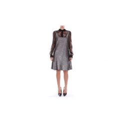 Sukienki krótkie Moschino A04066118. Szare sukienki damskie MOSCHINO, bez wzorów, bez kołnierzyka, z krótkim rękawem, krótkie, mini. Za 1620,35 zł.