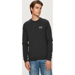EA7 Emporio Armani - Longsleeve. Czarne bluzy męskie EA7 Emporio Armani, s, bez wzorów, z bawełny, z okrągłym kołnierzem, bez rękawów, bez kaptura. Za 379,90 zł.