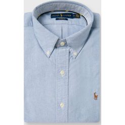 Polo Ralph Lauren - Koszula. Niebieskie koszule męskie Polo Ralph Lauren, s, bez wzorów, z bawełny, casualowe, polo, z długim rękawem. Za 429,90 zł.