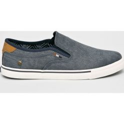 Wrangler - Tenisówki Mitos Slip On. Szare trampki męskie Wrangler, bez wzorów, z materiału, bez zapięcia. W wyprzedaży za 129,90 zł.