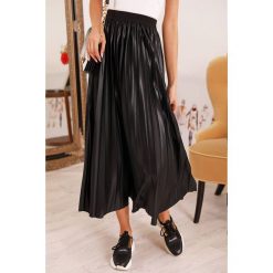 Spódnica MILEVAS BLACK. Czarne spódniczki damskie IVET, na co dzień, bez wzorów, eleganckie, długie, maxi. W wyprzedaży za 59,00 zł.