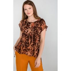 Scotch & Soda Bluzka Brązowy Pomarańczowy. Pomarańczowe bluzki damskie Scotch & Soda, s, bez wzorów, z poliesteru, bez kołnierzyka, bez rękawów. Za 352,95 zł.