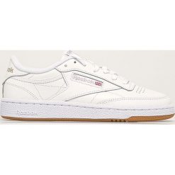 Reebok Classic - Buty skórzane Classic. Białe buty sportowe damskie Reebok Classic, bez wzorów, ze skóry, sportowe, reebok classic. Za 299,90 zł.