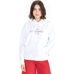 Levi's Bluza Biały. Białe bluzy damskie s, z nadrukiem, z bawełny. Za 309,95 zł.
