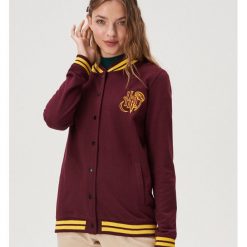 Bluza bejsbolówka Harry Potter - Bordowy. Czerwone bluzy damskie Sinsay, xl. Za 69,99 zł.