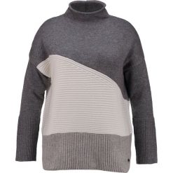 Swetry klasyczne damskie: Open End Sweter grey