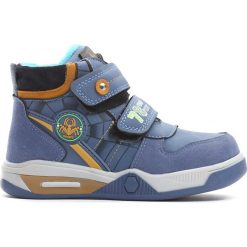 Niebieskie Buty Sportowe Monsoon. Niebieskie buty sportowe chłopięce Born2be, z materiału, z okrągłym noskiem, na zamek. Za 69,99 zł.