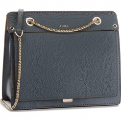 Torebka FURLA - Like 978222 B BQA2 AVH Ardesia e. Niebieskie torebki klasyczne damskie marki Furla, bez wzorów, ze skóry, klasyczne, bez dodatków. W wyprzedaży za 759,00 zł.
