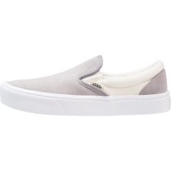 Vans SLIP ON LITE Półbuty wsuwane frost gray/marshmallow. Białe półbuty damskie wsuwane Vans, ze skóry, na niskim obcasie. Za 359,00 zł.
