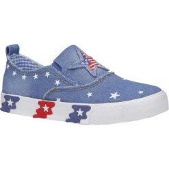 Niebieskie trampki slip on z gumką casu a6569. Niebieskie trampki dziewczęce Casu, bez wzorów, bez zapięcia. Za 29,99 zł.
