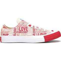 Converse Chuck Taylor All Star Tenisówki Czerwony Biały. Czerwone trampki i tenisówki damskie Converse, bez wzorów, z materiału, bez zapięcia. Za 343,95 zł.