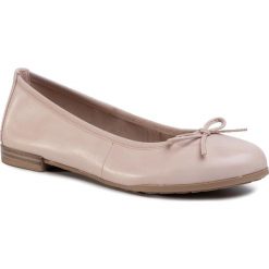 Baleriny MARCO TOZZI - 2-22100-34 Rose 521. Różowe baleriny damskie Marco Tozzi, bez wzorów, ze skóry ekologicznej, bez obcasa. Za 179,00 zł.