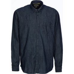 Koszula dżinsowa "Jack" - Regular fit - w kolorze granatowym. Niebieskie koszule męskie Camel Active, m, bez wzorów, z bawełny, button down, bez rękawów. W wyprzedaży za 87,95 zł.