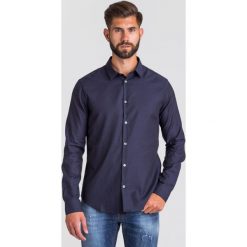 KOSZULA Emporio Armani. Niebieskie koszule męskie m, z bawełny. Za 443,40 zł.