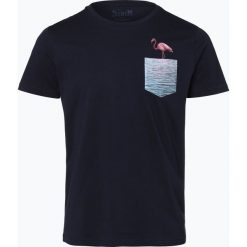 T-shirty męskie z nadrukiem: DENIM by Nils Sundström - T-shirt męski, niebieski