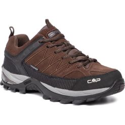 Trekkingi CMP - Rigel Low Trekking Shoes Wp 3Q13247 Wood/Adriatico 61BN. Pomarańczowe trapery męskie CMP, ze skóry, bez zapięcia, trekkingowe. W wyprzedaży za 219,00 zł.