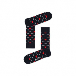 Skarpetki Happy Socks KTM01-9000. Różowe skarpetki męskie marki Happy Socks, z bawełny. Za 24,43 zł.