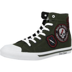 Trampki męskie: Rock Rebel by EMP Patch Sneaker Buty sportowe oliwkowy