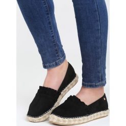 Espadryle damskie: Czarne Espadryle Lose Your Head