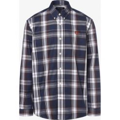 Fred Perry - Koszula męska, niebieski. Niebieskie koszule męskie Fred Perry, xl, w kratkę, button down, bez rękawów. Za 549,95 zł.