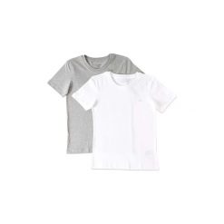 T-shirty z krótkim rękawem Dziecko Calvin Klein Jeans B70B793300 2 PACK. T-shirty chłopięce Calvin Klein Jeans, bez wzorów, z jeansu, z krótkim rękawem. Za 102,88 zł.