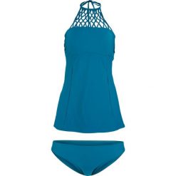 Tankini (2 części) bonprix niebieskozielony morski. Zielone stroje kąpielowe damskie marki bonprix, bez wzorów. Za 99,99 zł.