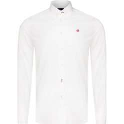 Koszula CONTE OF FLORENCE OREGON FIL 19E ESSENTIAL. Białe koszule męskie Conte of Florence, bez wzorów, z bawełny, biznesowe, button down, bez rękawów. W wyprzedaży za 266,00 zł.