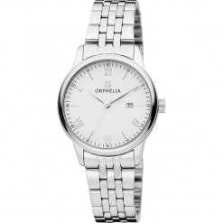 Zegarek kwarcowy w kolorze srebrno-białym. Szare, analogowe zegarki męskie Esprit Watches, ze stali. W wyprzedaży za 136,95 zł.