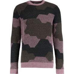 Swetry klasyczne męskie: Ontour CAMOPIX Sweter pink