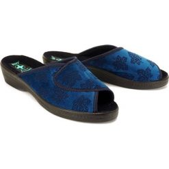 ADANEX 308/1 BIO 25597 GR/CZ granat/czarny, kapcie damskie. Czarne kapcie damskie Adanex. Za 49,99 zł.