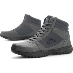 KAPPA BRASKER MID > 242373-1611. Buty trekkingowe męskie Kappa, na zimę, ze skóry, bez zapięcia. W wyprzedaży za 119,99 zł.