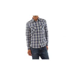Koszule z długim rękawem Levis 65816 0331 BARSTOW. Niebieskie koszule męskie Levi's®, s, bez wzorów, bez kołnierzyka, z długim rękawem. Za 280,31 zł.