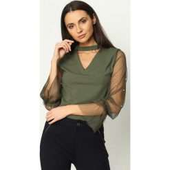 Bluzki damskie: Khaki Bluzka Lady Land