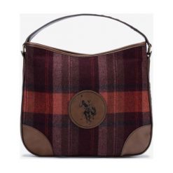 U.S. Polo Assn Newburgh Torebka Czerwony Brązowy Wielokolorowy. Czerwone torebki klasyczne damskie U.S. Polo Assn., w paski, z poliesteru, bez dodatków. Za 447,95 zł.