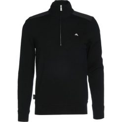 Swetry klasyczne męskie: J.LINDEBERG Sweter black