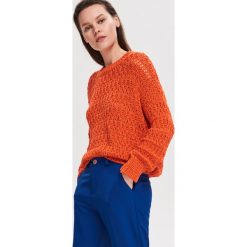 Sweter o luźnym splocie - Pomarańczo. Swetry damskie Reserved. W wyprzedaży za 39,99 zł.
