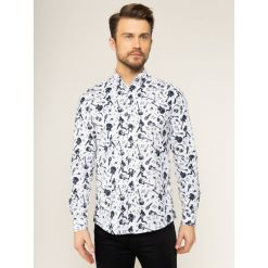 Koszula JOOP! Jeans Heli 30018866. Białe koszule męskie JOOP! Jeans, xl, bez wzorów, z bawełny, casualowe, bez kołnierzyka, bez rękawów. W wyprzedaży za 259,00 zł.